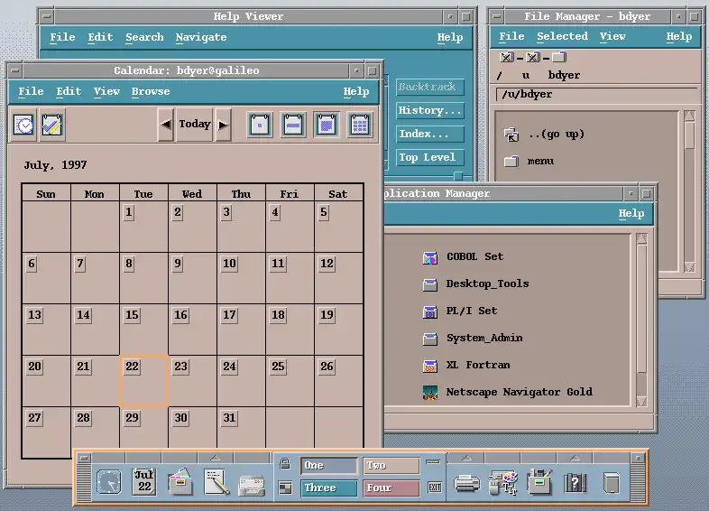 CDE (Common Desktop Environment)